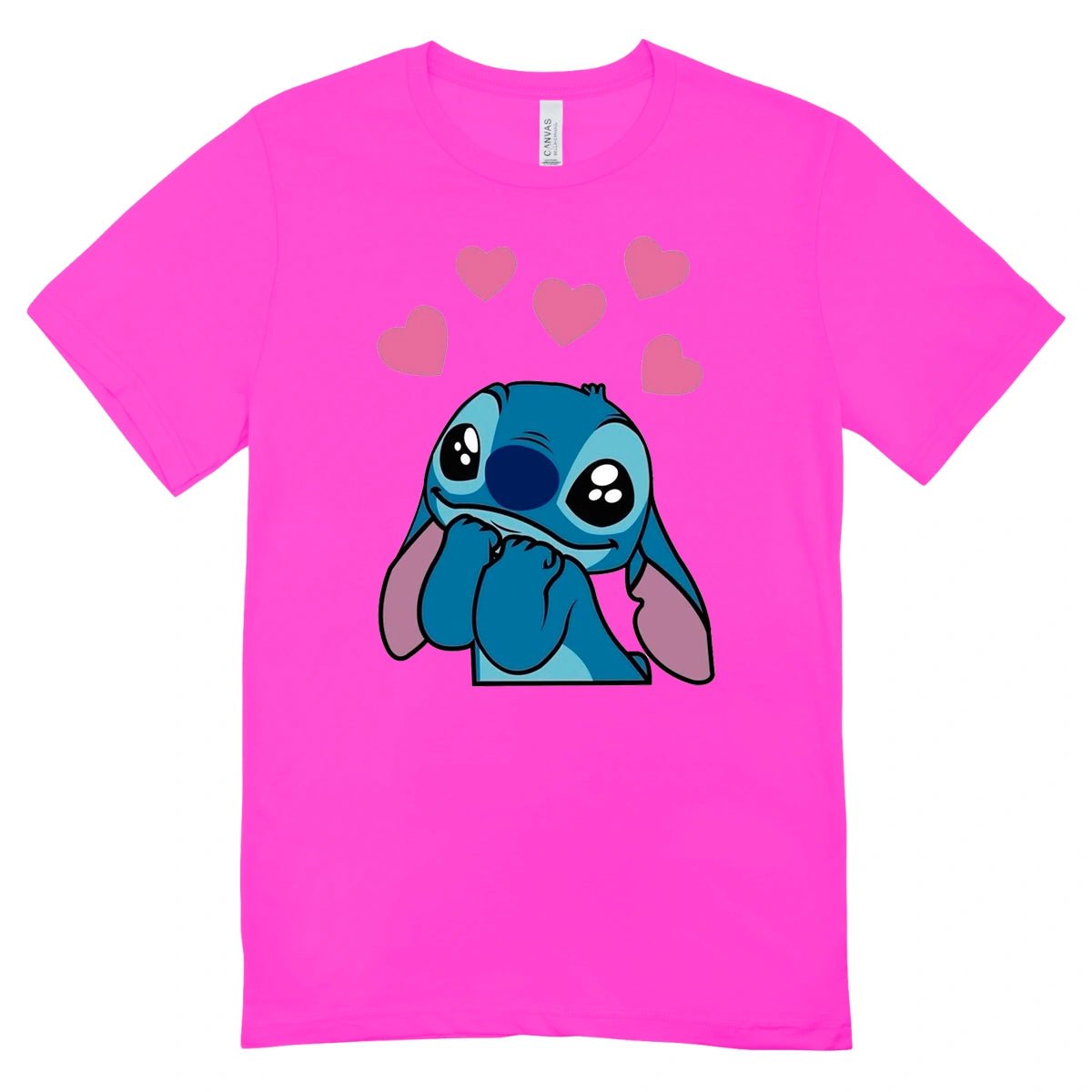 Camisa Feminina Baby Look Stitch in Love - RecordeOnLine