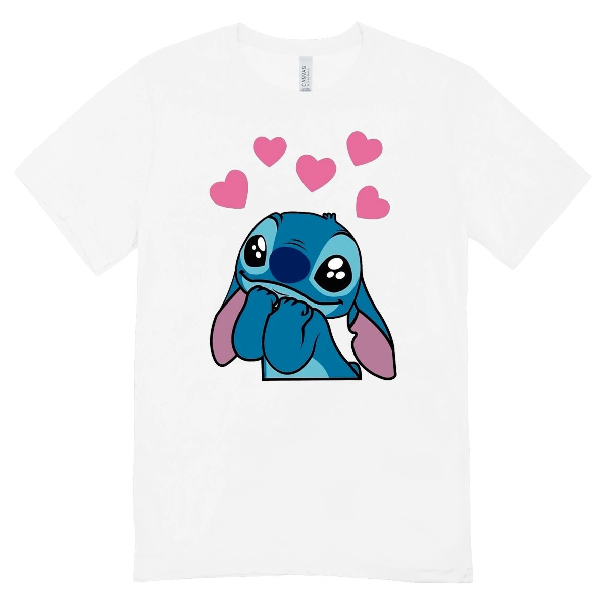 Camisa Feminina Baby Look Stitch in Love - RecordeOnLine