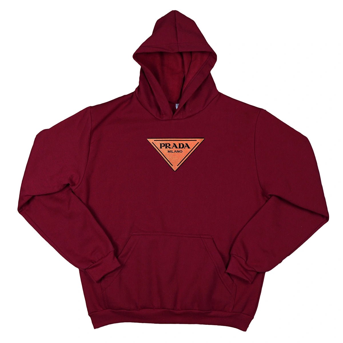 Blusa Moletom Prada Milano Triangle Com Capuz Premium - RecordeOnLine