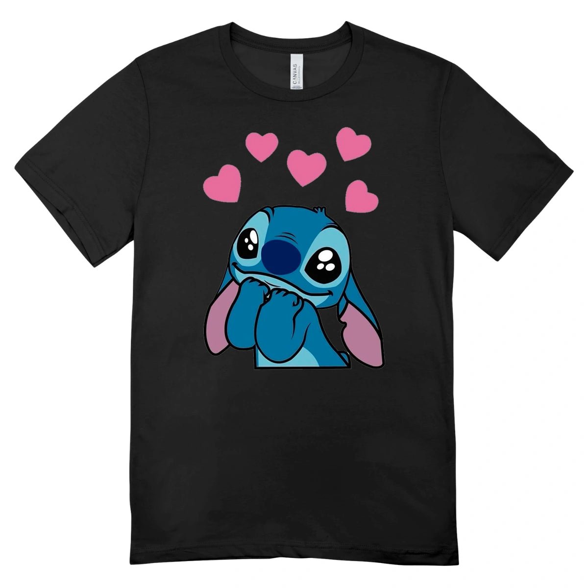 Camisa Feminina Baby Look Stitch in Love - RecordeOnLine