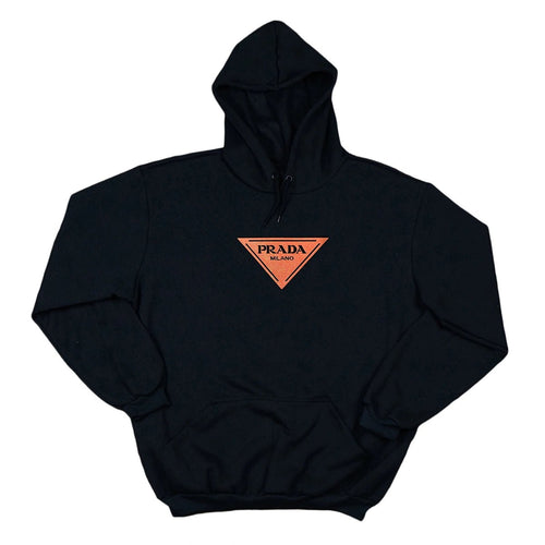 Blusa Moletom Prada Milano Triangle Com Capuz Premium - RecordeOnLine