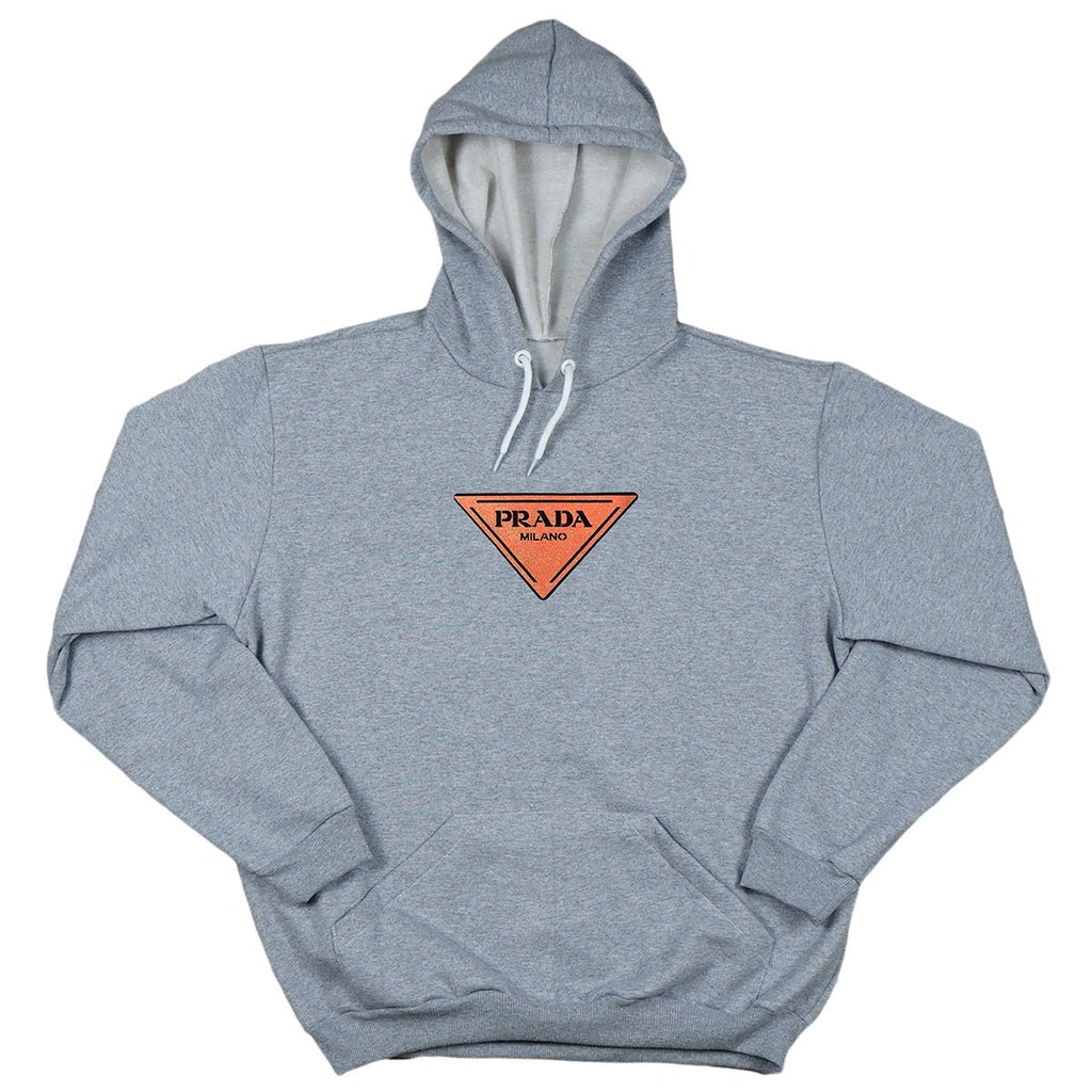 Blusa Moletom Prada Milano Triangle Com Capuz Premium - RecordeOnLine